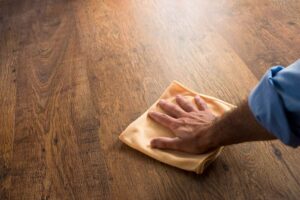How do you clean dirty hardwood floors