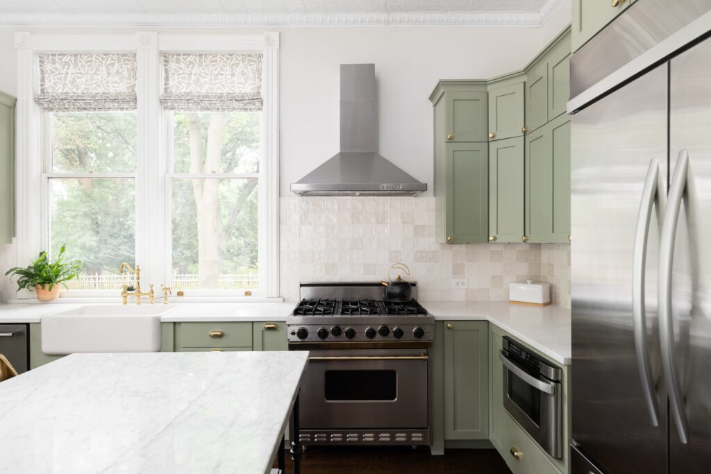 kitchen with stainless steel appliances